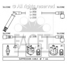 4.9941 FACET Ккомплект проводов зажигания