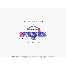 751859N AKS DASIS Термостат, охлаждающая жидкость