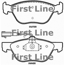 FBP3280 FIRST LINE Комплект тормозных колодок, дисковый тормоз