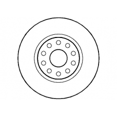 NBD 778 NATIONAL Тормозной диск