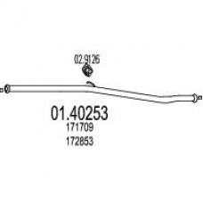 01.40253 MTS Труба выхлопного газа