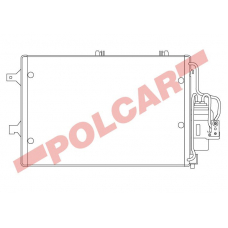 5556K81X POLCAR Skraplacze klimatyzacji