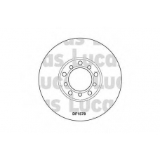 DF1578 TRW Тормозной диск
