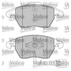 597297 VALEO Комплект тормозных колодок, дисковый тормоз