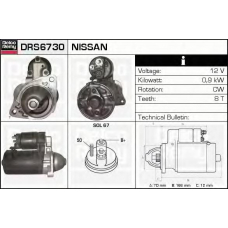 DRS6730 DELCO REMY Стартер