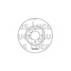 DF1874 TRW Тормозной диск