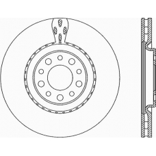 BDR2254.20 OPEN PARTS Тормозной диск