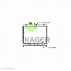 31-0470 KAGER Радиатор, охлаждение двигателя