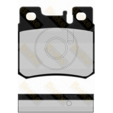 PA774 BRAKE ENGINEERING Комплект тормозных колодок, дисковый тормоз