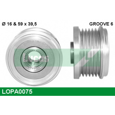 LOPA0075 TRW Механизм свободного хода генератора