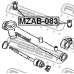 MZAB-083 FEBEST Подвеска, рулевое управление