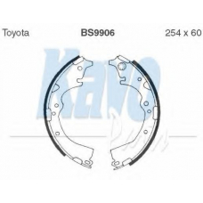 BS-9906 KAVO PARTS Комплект тормозных колодок