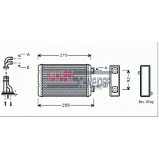 1490501 KUHLER SCHNEIDER Теплообменник, отопление салона