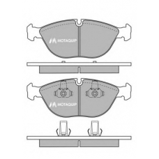 LVXL140 MOTAQUIP Комплект тормозных колодок, дисковый тормоз