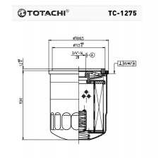 TC-1275 TOTACHI Totachi tc-1275  lf10-14-302 w