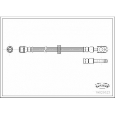 19026623 CORTECO Тормозной шланг