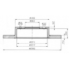 BDC3500 QUINTON HAZELL Тормозной диск