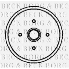 BBR7002 BORG & BECK Тормозной барабан