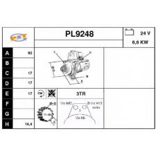 PL9248 SNRA Стартер