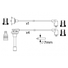 0 986 357 173 BOSCH Комплект проводов зажигания