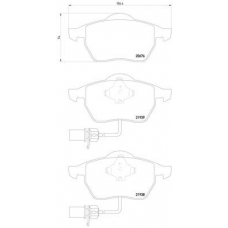 T1149EP PAGID Комплект тормозных колодок, дисковый тормоз