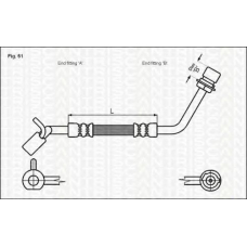 8150 16116 TRISCAN Тормозной шланг