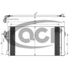 300681 ACR Конденсатор, кондиционер