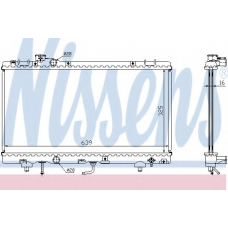 647041 NISSENS Радиатор, охлаждение двигателя