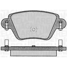 363916060613 MAGNETI MARELLI Комплект тормозных колодок, дисковый тормоз