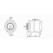 943346158010 MAGNETI MARELLI Генератор