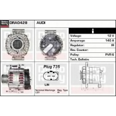 DRA0428 DELCO REMY Генератор
