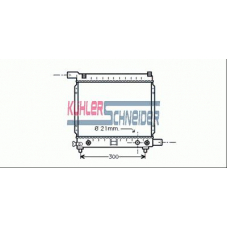 0305501 KUHLER SCHNEIDER Радиатор, охлаждение двигател