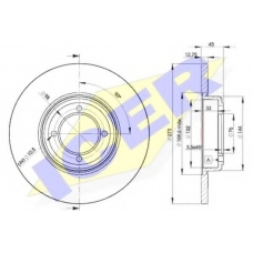 78BD4642-2 ICER Тормозной диск