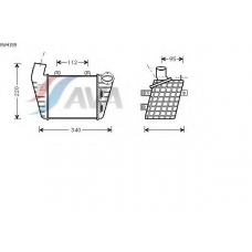 VW4159 AVA Интеркулер