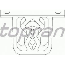 500 185 TOPRAN Кронштейн, глушитель
