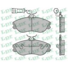 05P326 LPR Комплект тормозных колодок, дисковый тормоз