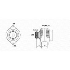 943355180010 MAGNETI MARELLI Генератор