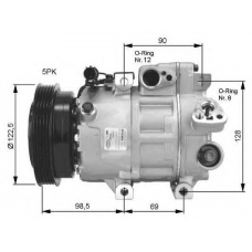 32468 NRF Компрессор, кондиционер