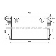 VW4319 AVA Интеркулер