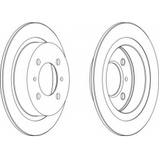 DDF790-1 FERODO Тормозной диск