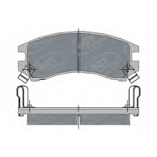 SP 148 PR SCT Комплект тормозных колодок, дисковый тормоз
