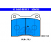 13.0460-9030.2 ATE Комплект тормозных колодок, дисковый тормоз