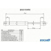 BGS10450 BUGIAD Газовая пружина, крышка багажник