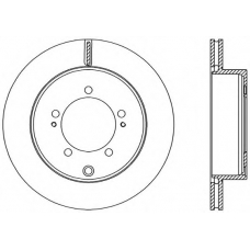 BDA2360.20 OPEN PARTS Тормозной диск