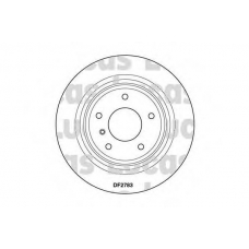 DF2783 TRW Тормозной диск