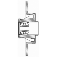 BDA2305.10 OPEN PARTS Тормозной диск