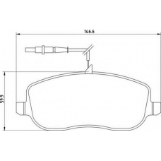 363710201369 MAGNETI MARELLI Комплект тормозных колодок, дисковый тормоз