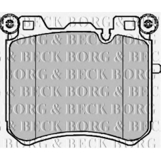 BBP2223 BORG & BECK Комплект тормозных колодок, дисковый тормоз