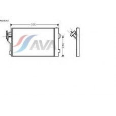MSA5352 AVA Конденсатор, кондиционер