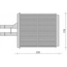 350218259000 MAGNETI MARELLI Теплообменник, отопление салона